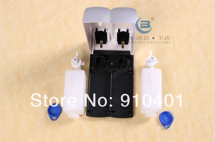 Wholesale And Retail Promotion NEW Modern Wall Mounted ABS Plastic Bathroom Liquid Soap Shampoo Dispenser 600ml