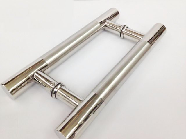 Stainless Steel Pull Push Handle For Wood -Glass Entry Front Door  Exterior Interior
