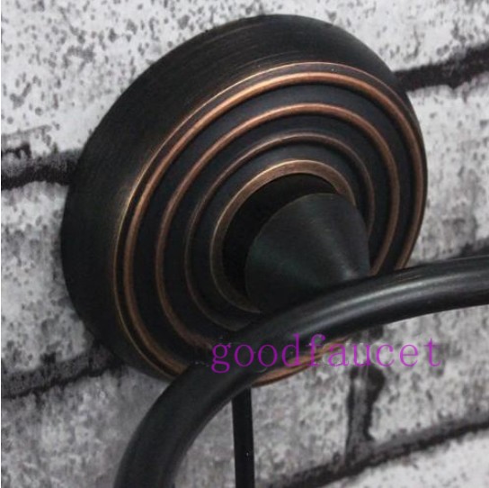 NEW Oil Rubbed Bronze Wall Mounted Soap Basket Round Soap / Toilet Paper Holder Bathroom Storage Holders & Racks