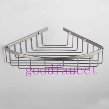 NEW Wholesale And retail Bathroom Stainless Steel Basket Wall Mounted Bath Accessories Storage Holders & Racks