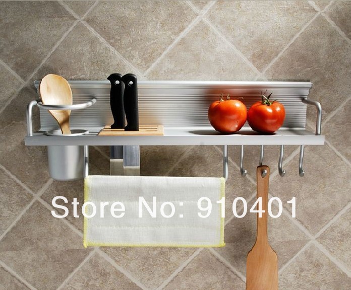 Wholesale And Retail Promotion  Luxury wall mounted multifunction kitchen accessories shelf Kitchen Tool Holder