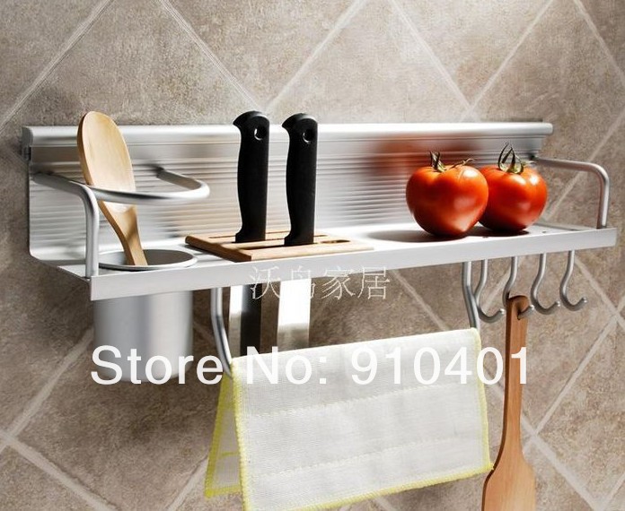 Wholesale And Retail Promotion  Luxury wall mounted multifunction kitchen accessories shelf Kitchen Tool Holder