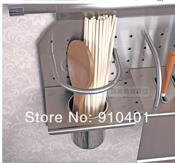 Wholesale And Retail Promotion NEW Multi-function Stainless Steel Kitchen Tool Wall Mount Kitchen Shelve /rack