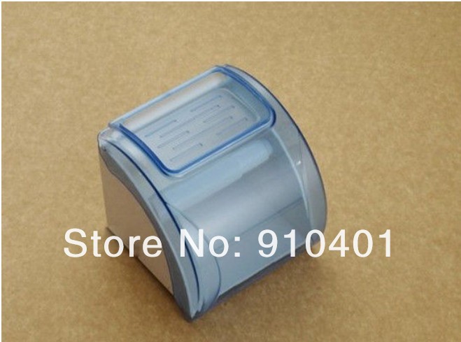Wholesale And Retail Promotion   Wall Blue Color Square Waterproof Toilet Roll Paper Holder Tissue Paper Box Rack