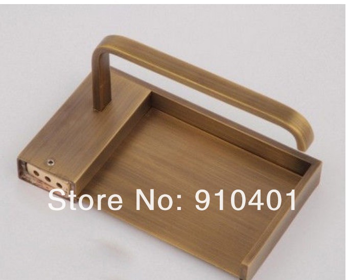 Wholesale And Retail Promotion Antique Brass Square Soap Dish Holder With Toilet Paper Holder / Towel Holder