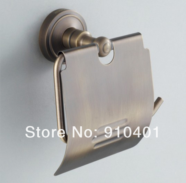 Wholesale And Retail Promotion Antique Bronze Wall Mount Toilet Paper Box Paper Towel Holder Paper Roll Holder