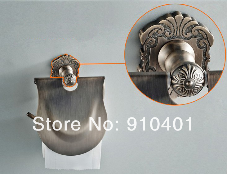 Wholesale And Retail Promotion Antique Bronze Wall Mounted Toilet Paper Holder Paper Roll Holder Tissue Holder