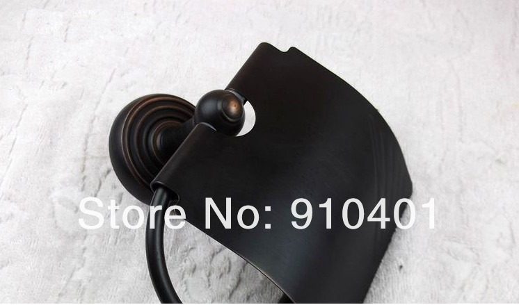 Wholesale And Retail Promotion Modern Euro Style Oil Rubbed Bronze Bathroom Toilet Paper Holder W/ Roll Cover