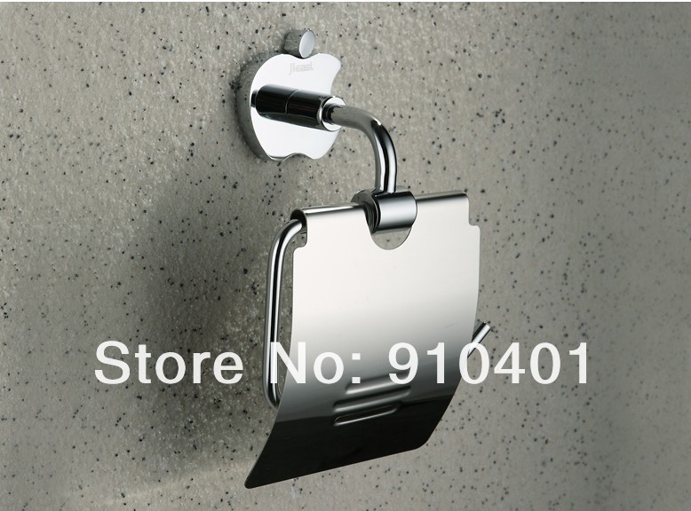 Wholesale And Retail Promotion NEW Wall Mounted Bathroom Chrome Brass Toilet Paper Holder Roll Tissue Holder