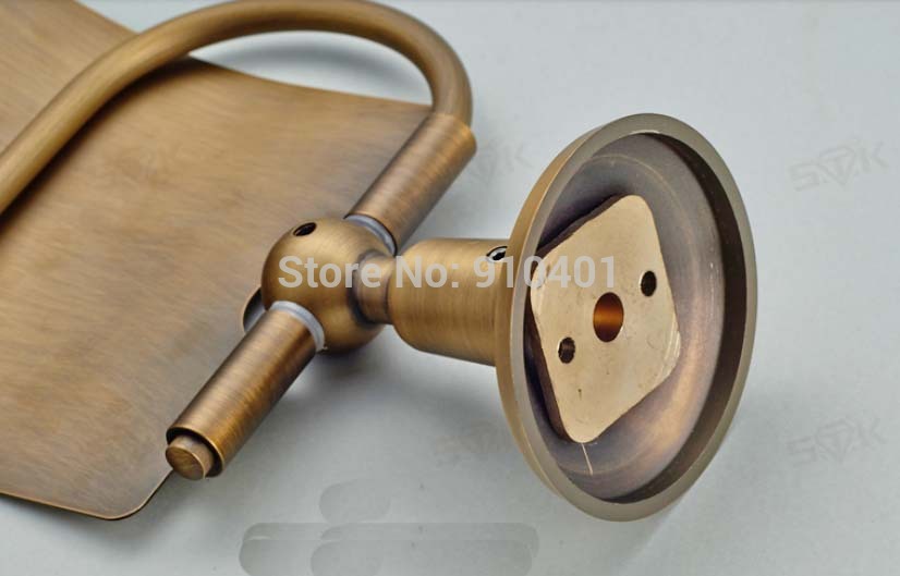 Wholesale And Retail Promotion Waterproof Antique Brass Bathroom Toilet Paper Holder Tissue Holder With Cover