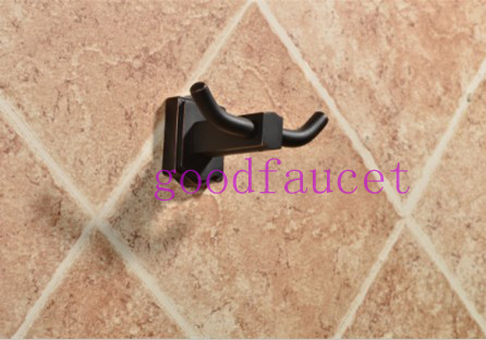Luxury bathroom accessaries cloth hook oil rubbed bronze towel hook robe hook wall mounted