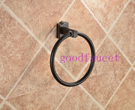 Luxury oil rubbed bronze bathroom accessaries round towel hook wall mounted hook