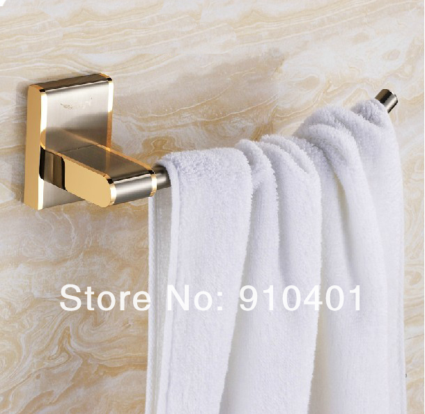 Wholdsale And Retail Promotion Free Ship Luxury Antique Brass Wall Mounted Towel Ring Square Towel Rack Holder