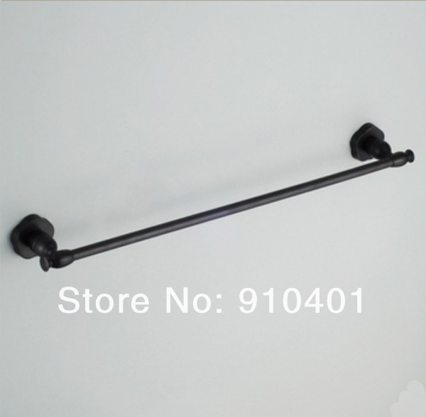 Wholesale And Retail Promotion 19" Towel Holder Solid Brass Bath Rack Rail Bathroom Towel Bar Oil Rubbed Bronze