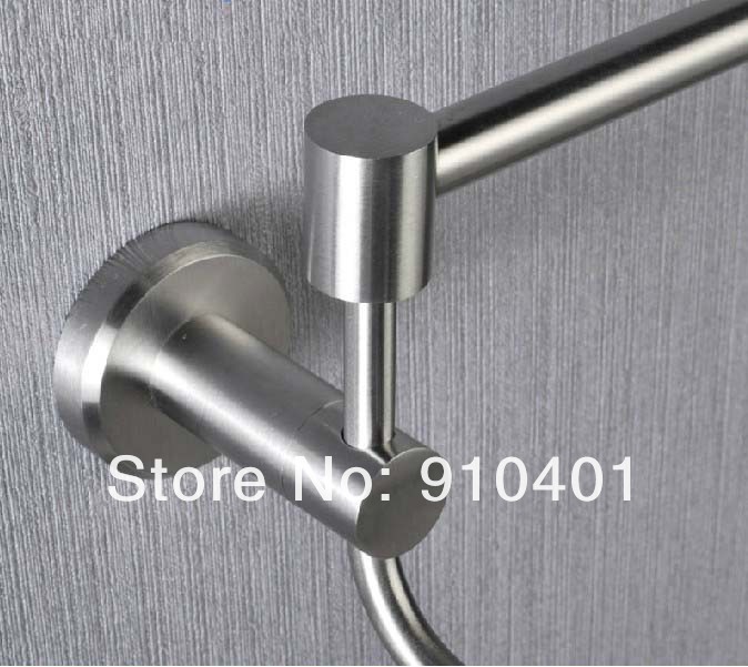 Wholesale And Retail Promotion Modern Bathroom Stainless Steel Wall Mounted Towel Rack Holder Dual Bar Holders