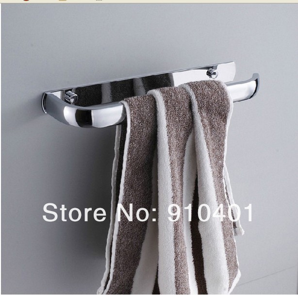 Wholesale And Retail Promotion NEW Bathroom Wall Mounted Chrome Brass Towel Ring Towel Rack Holder Towel Bar