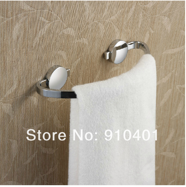 Wholesale And Retail Promotion Wall Mount Contemporary Chrome Brass Wall Mounted Bathroom Towel Rack Bar Holder