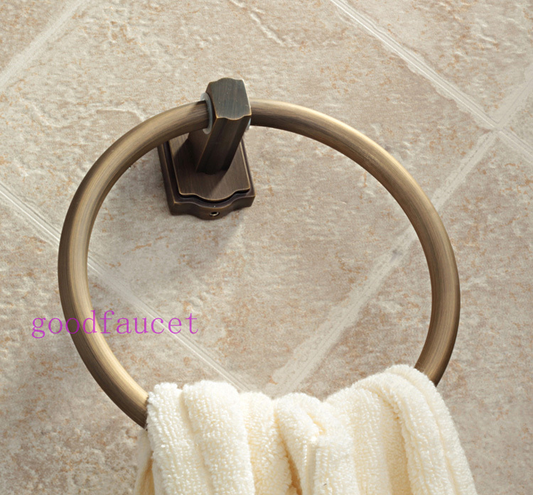 antique bronze bathroom accessaries round towel hook wall mounted hook