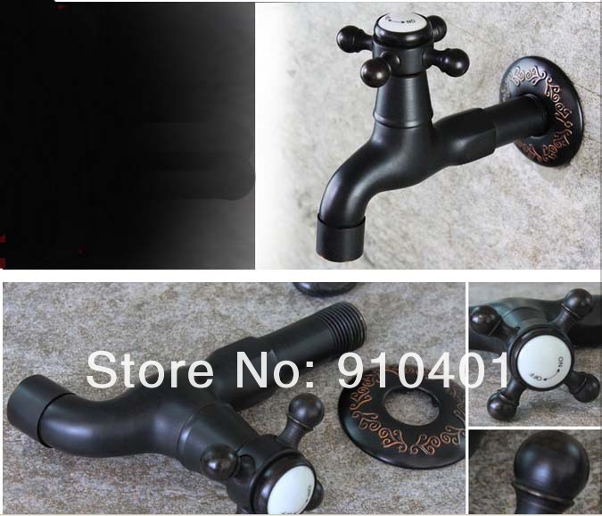 Wholesale And Retail Promotion Washing Machine Water Tap Brass Faucet Oil Rubbed Bronze Pool Laundry Sink Tap