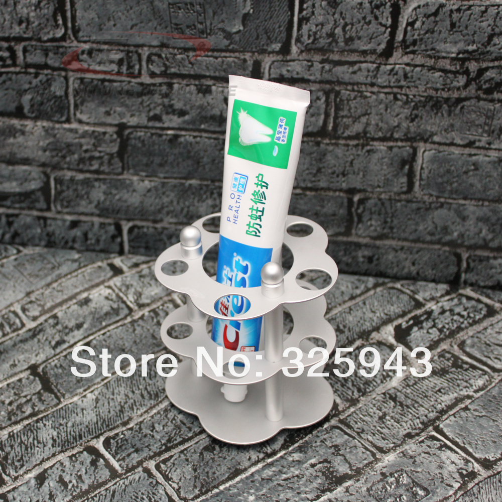 Free Shipping Space Santin Aluminum Toothbrush Holder Stand Dryer Anti-rust for Toothpaste Place Washroom Bathroom Accesories