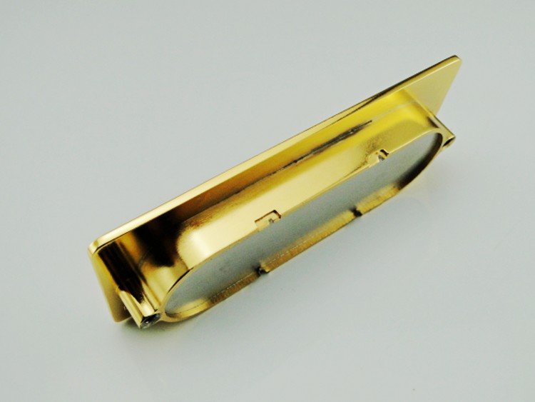 Home Hardware  furniture clasping sliding gold door handle drawer pulls(C.C.:96mm,Length:108mm)