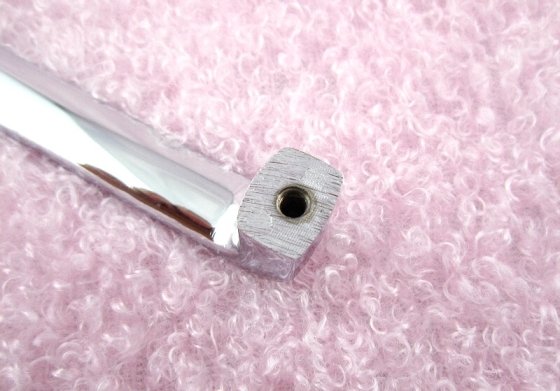 Kitchen Cabinet Handle With Solid Zinc Alloy Silver  Metal Part  (C.C.:96mm,Length:105mm)