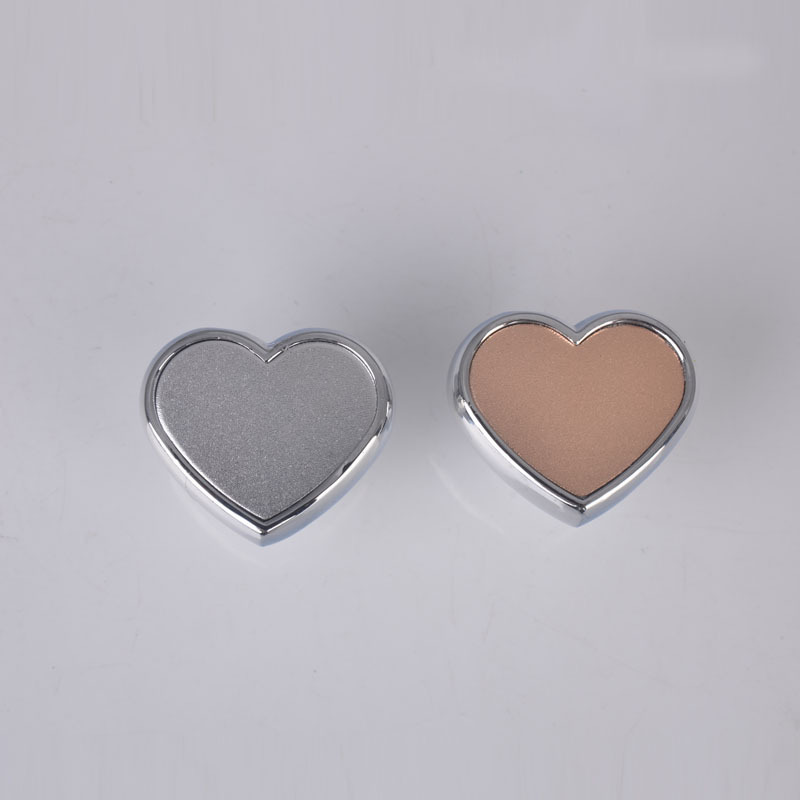 10pcs Heart Zinc Alloy modern Door Knob Cabinet Drawer Kitchen Cupboard Wardrobe Pull Handle Pink silver knobs