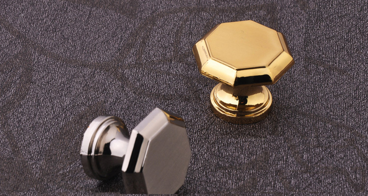 Silver Gold Plated Modern Style Kitchen Cupboard Cabinet Furniture Wardrobe Door Drawer Pull Handle Knob 10PCS