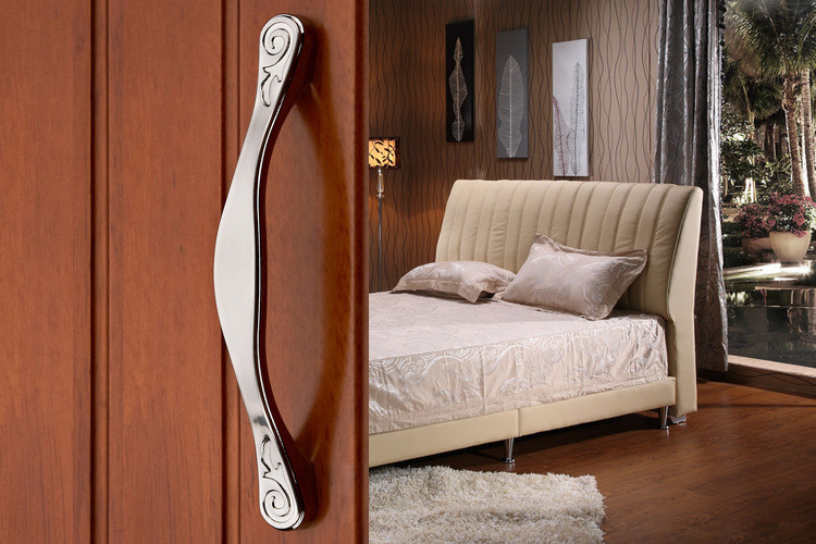 2pcs 64mm Modern Simple Europe Type Zinc Alloy Furniture Drawer Wardrobe Cabinet Handle Knob Pull