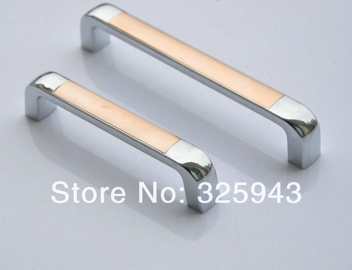 96mm Zinc Alloy Chrome Finished Simple Cabinet Cupboard Drawer Pull Handle Bars