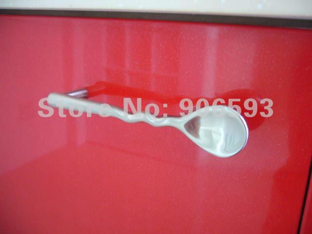 12pcs lot free shipping Zinc alloy art spoon cabinet handle cabinet handlefurniture handle