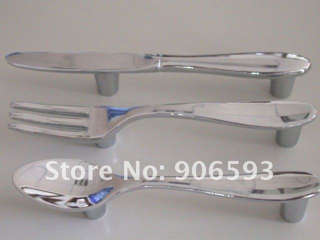 15pcs lot creative knife fork spoon kitchen cupboard handlescabinet handlesdrawer handlesfurniture handle free shipping