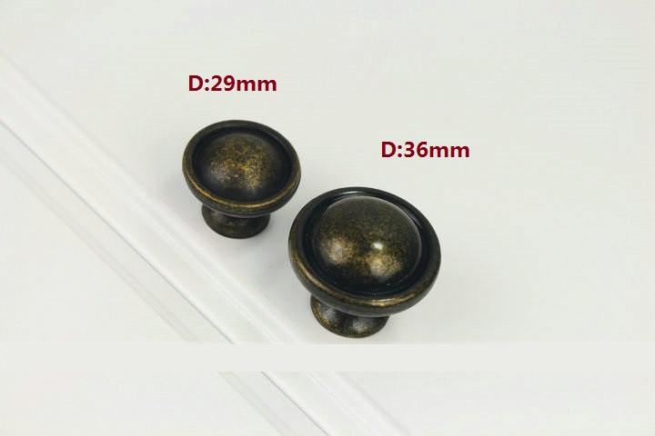 D29mm New Arrival anti brass furniture handles and knobs for kitchen Cabinet dresser wardrobe knobs