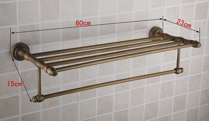 European Style brass towel shelf towel rack towel bar  bathroom fittings bathroom accessories