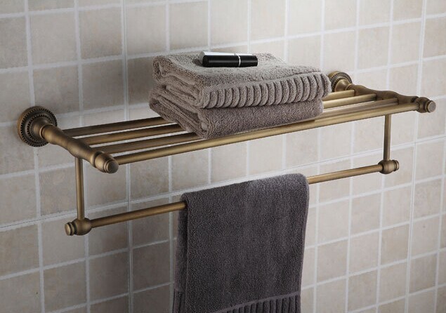 European Style brass towel shelf towel rack towel bar  bathroom fittings bathroom accessories