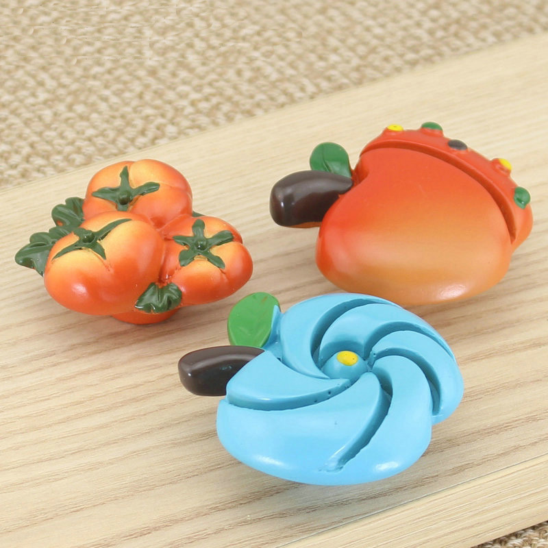 Cartoon Baby Fruit Cabinet Knobs Handles Closet Dresser Knobs