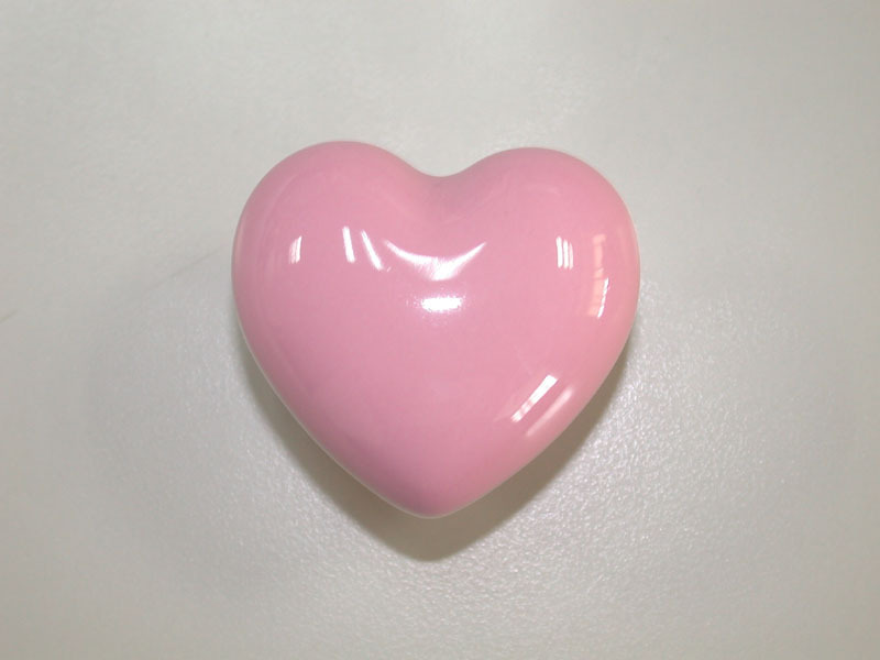 Pink porcelain love heart cartoon cabinet knob, Ceramic Loving Hearts Cabinet Wardrobe Cupboard Knob Drawer Pulls Handles 10PCS