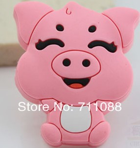 Prevent Modern Hardware Soft safe Cartoon knob furniture knob pink pig children's room knob DH-7A